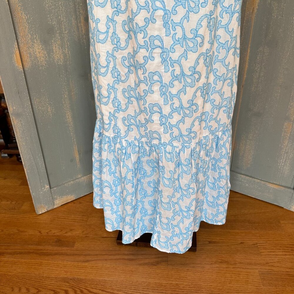 Lilly Pulitzer Amerie Embroidered Midi Dress Flamingle Sz XL - Picture 12 of 14